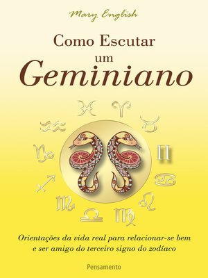 cover image of Como Escutar um Geminiano